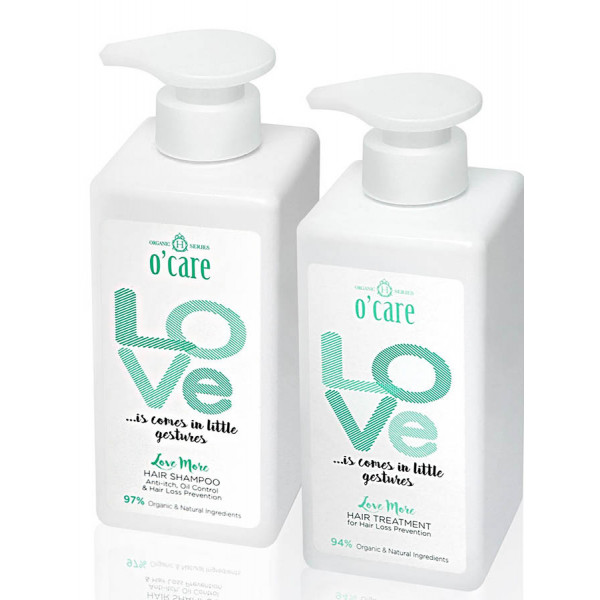 O'CARE Love More Hair Shampoo + Treatment ( Anti-itch,Oil Control & Hair loss )